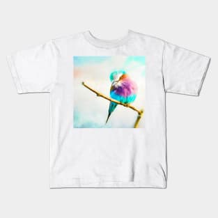 Lilac breasted roller Kids T-Shirt